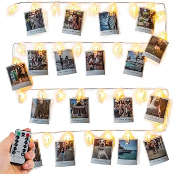 

Photo Iight String 40 Led Iights Remote Control Battery Powered Warm White Iight Decoration For Home Accessories String Light