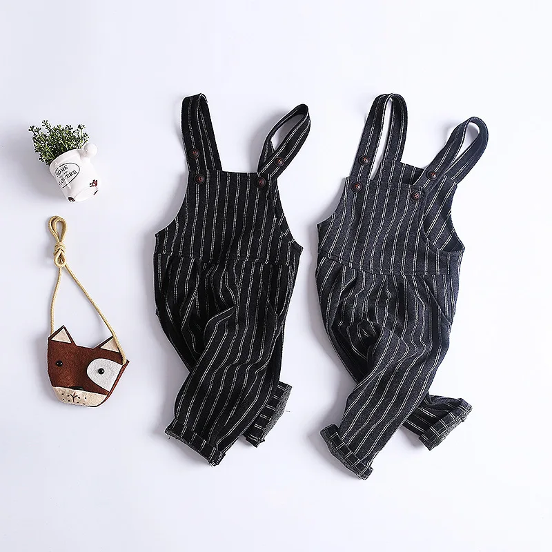 

Korean-style Childrenswear 2019 Spring And Autumn New Style Knitted Baby Overalls Children Small CHILDREN'S Baby Spring Pure Cot