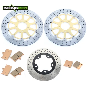 

BIKINGBOY For SUZUKI GSXR 600 1997-2003 GSX-R 750 2000-2003 TL 1000 S 1997-2001 Front Rear Brake Discs Disks Rotors Pads