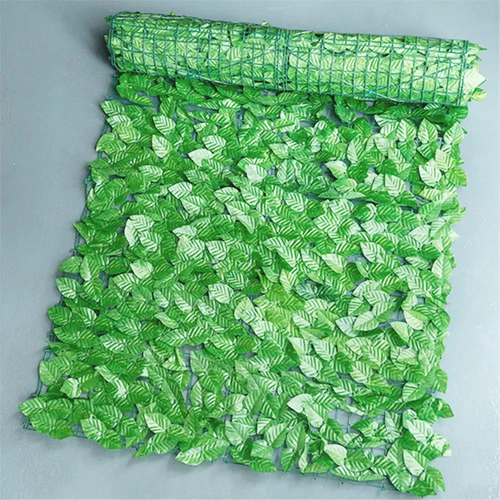 Artificial Ivy Fence Mesh Artificial Balcony Fence Garden Rattan Balcony Privacy Screen Ivy Rolls