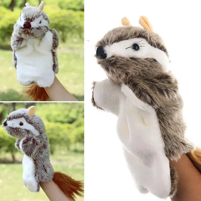 27 cm Lovely Mouse Animal Doll Plush Sleeve Hand Puppet Storytelling theater Plush Toy Kids Gift for Children 1