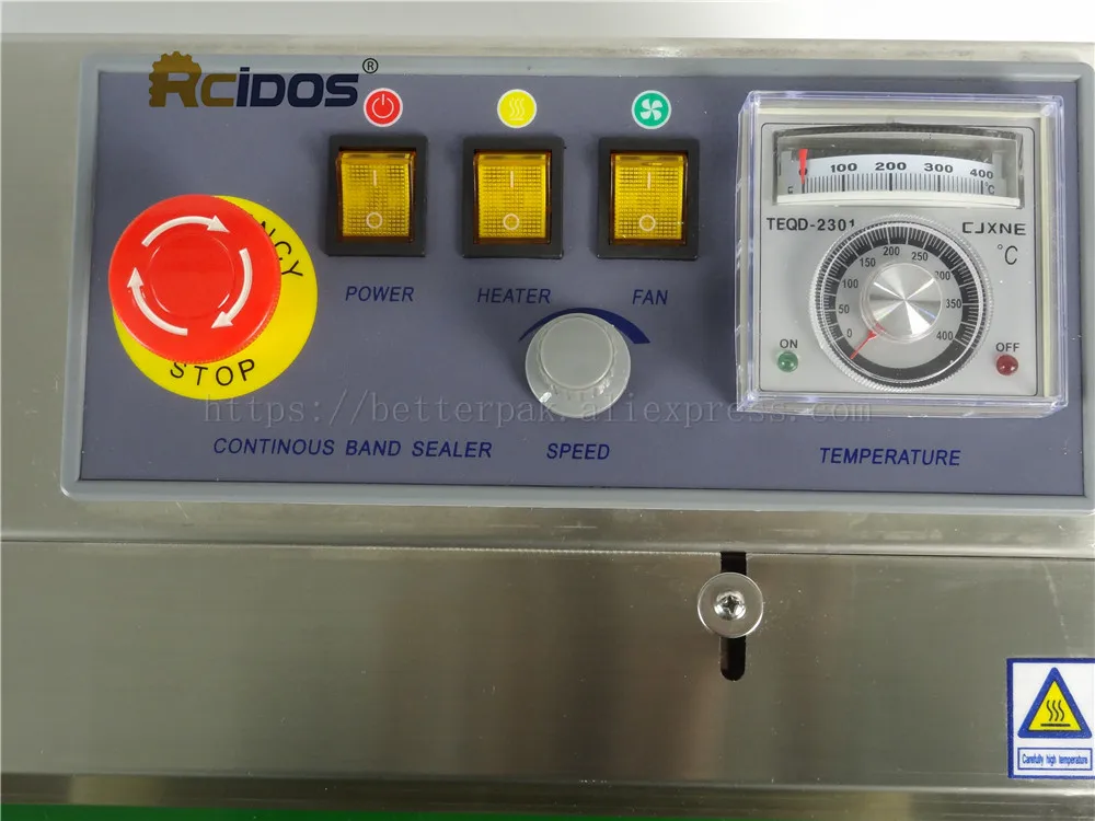 Heavy RCIDOS сверхмощная машина для непрерывной запечатывания пленки, герметик из нержавеющей стали,(220 В/50 Гц