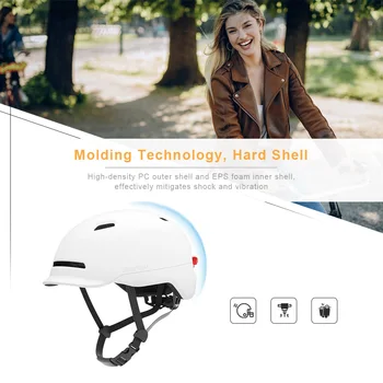 

Urban light riding smart flash helmet small electric car helmet men and women smart lighting bicycle skateboard
