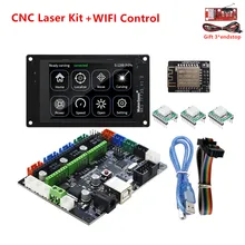 Grbl 1.1 offline monitor cnc 3018 pro kit de atualização cartão controle tft35 display cnc mks dlc para desktop máquina gravação a laser