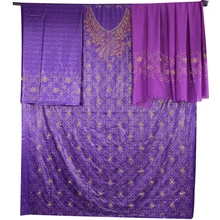 Базен riche getzner кружево украшенное бисером в африканском стиле шифоновая ткань вышивка морская парчовые ткани 3+ 2+ 2 ярдов/партия свадебное платье для женщин