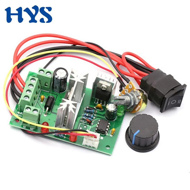 

Motor Controller DC 6V-30V 6A PWM Speed Adjust Voltage Controller CW CCW Reversible PLC control Electric Motor DC 12 Volt CCM6N