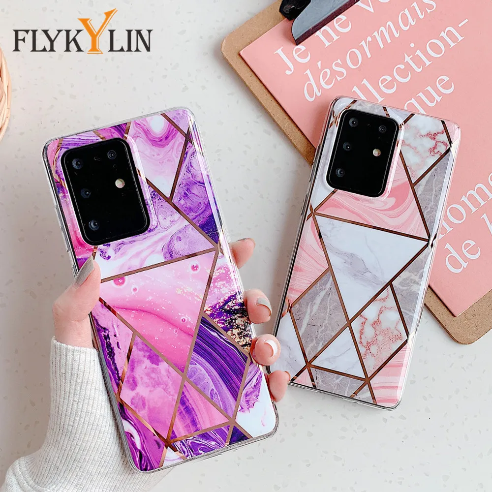 FLYKYLIN мраморный чехол для Samsung Galaxy A41 A51 A71 задняя крышка с художественным рисунком