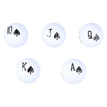 

5pcs Portable Golf Ball Sports Training Balls Practical Golf Practice Ball Golf Supplies for Outdoor Outside