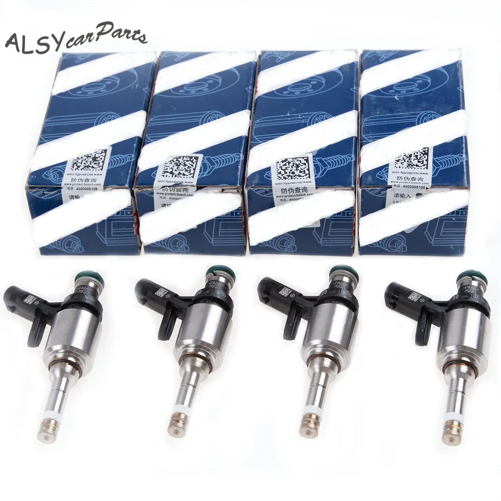 YIMIAOMO OEM 4x инжектор топлива инжектор КЛАПАН 06L 906 036 K для Audi A4 A6 Q5 VW Passat B8 Golf MK7 Prosche 0261500244 2,0 TFSI