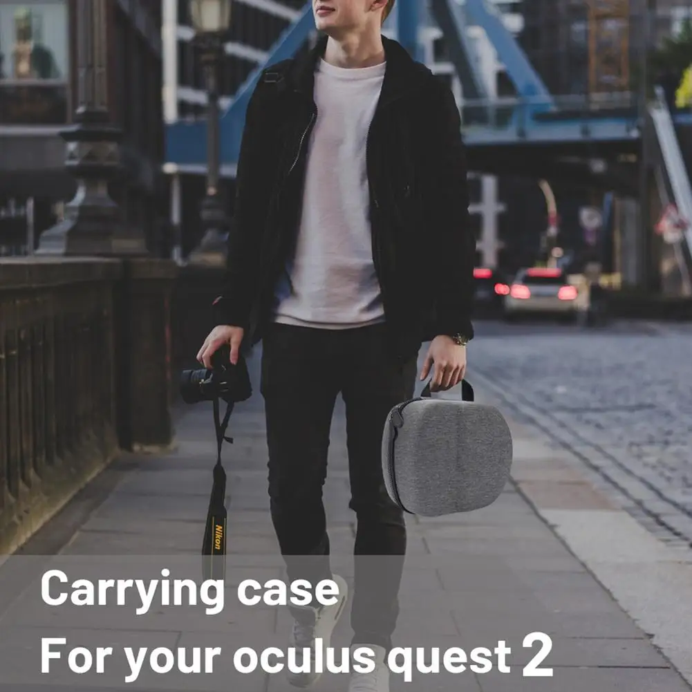 Oculus Quest 2 EVA Travel Storage Bag  oculos VR Headset Portable Convenient Carrying Case VR Headset Controllers Accessories