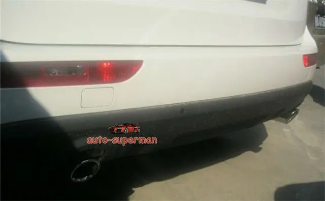 Хромированная выхлопная труба глушителя 2 шт. для Audi Q5 2,0 T 2010 2011 2012