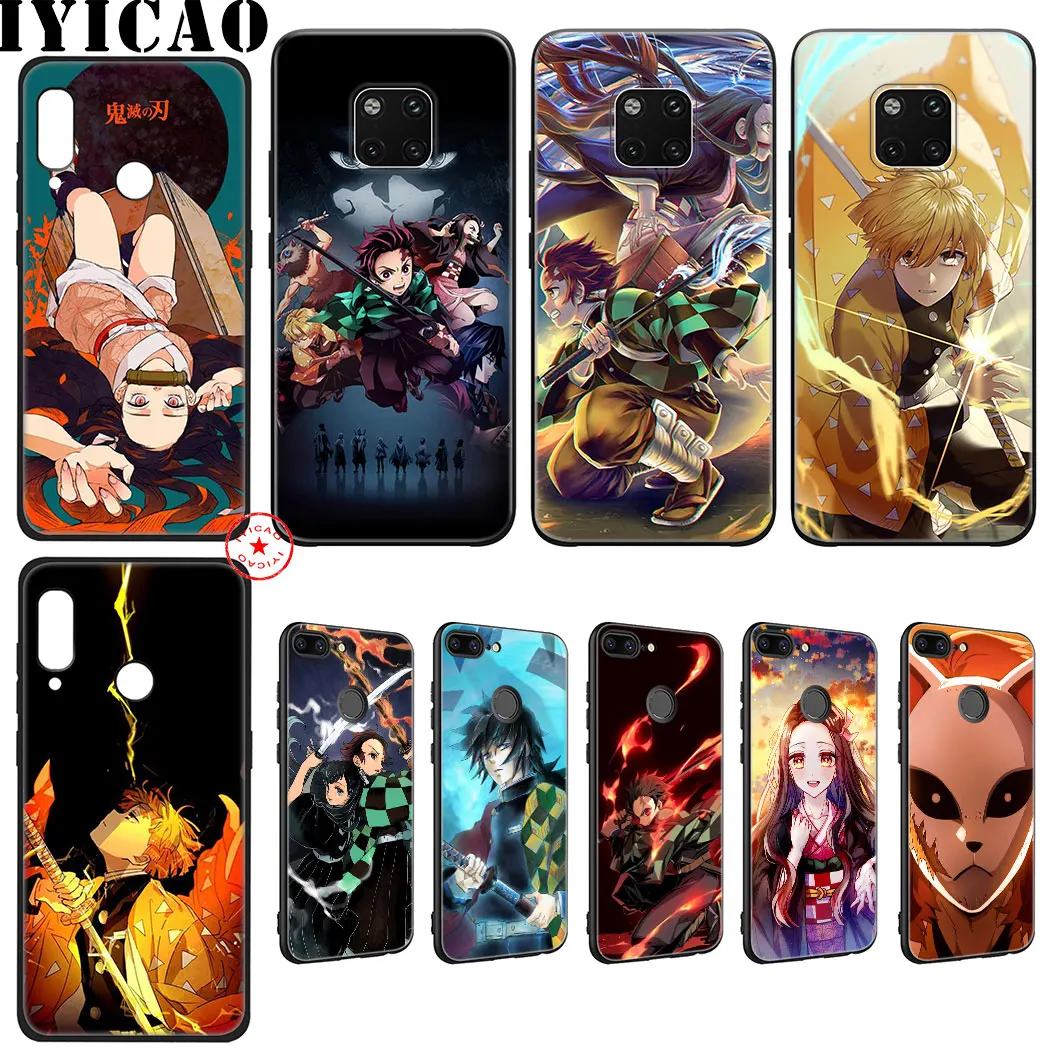 Anime Demon Slayer Silicone Soft Case For Huawei Nova Smart 5 5t 5i 4e 4 3i 3 2i 2 Lite For Huawei Mate 30 10 Pro Lite Phone Case Covers Aliexpress
