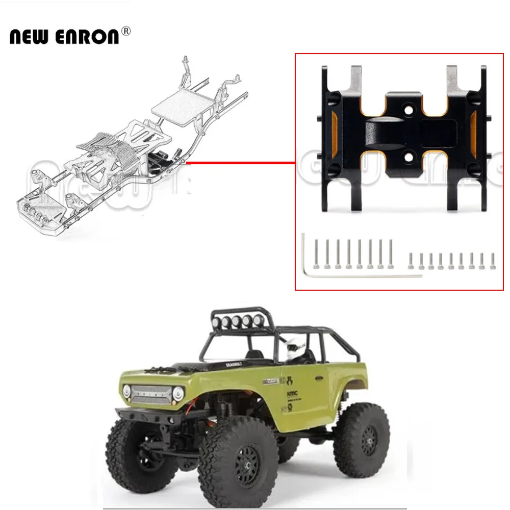 CNC Battery Fixed Holder Mount for AXIAL1/24 4WD SCX24 DEADBOLT