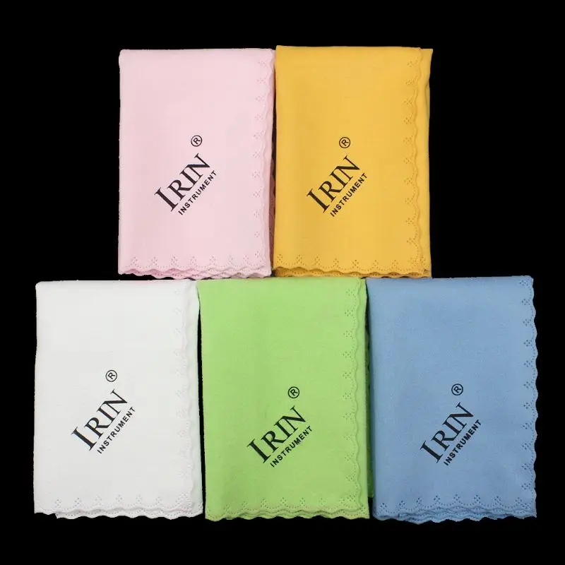 5pcs Microfiber Cleaning Polishing Cloth musical instruments accessories for Musical Instrument Guitar Violin Piano Clarinet Trumpet Sax