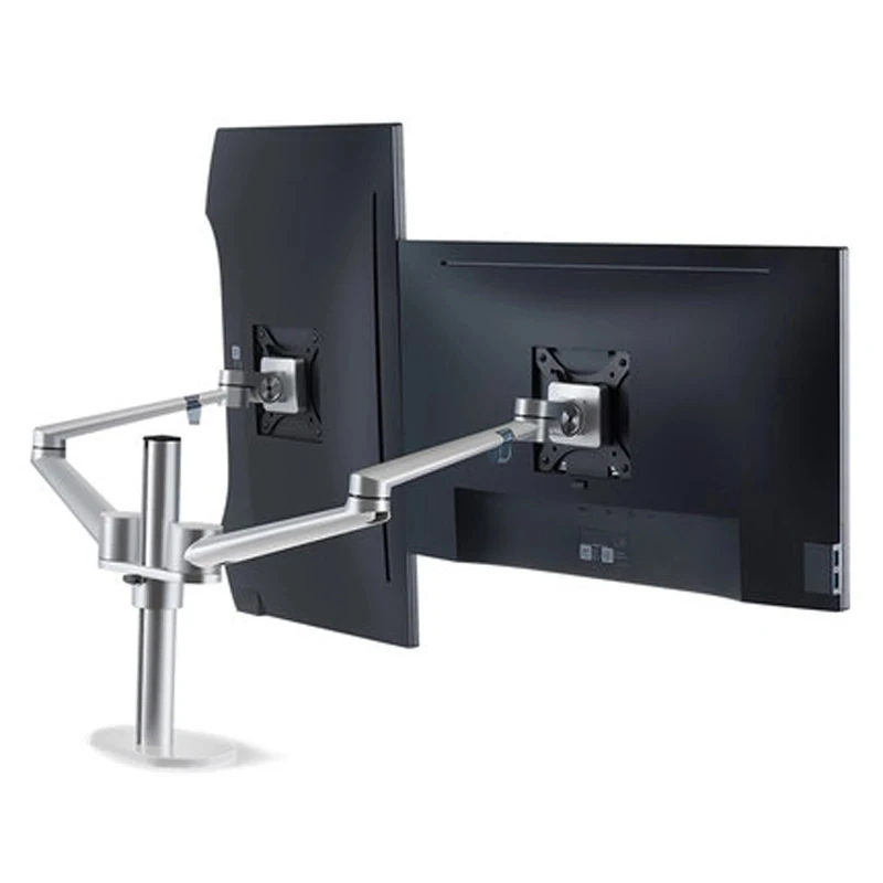 2018 new OL-2 17"-32" full motion double monitor desktop stand 360 rotate 2-8kg adjustment arm computer table holder bracket |