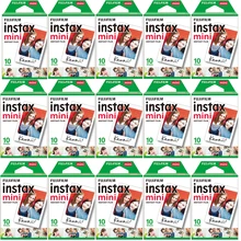 Fujifilm-papel fotográfico para cámara instantánea, película de borde blanco de 3 pulgadas de ancho para mini 8 7s 25 50s 90, instax mini 11 9 8, 10-100 hojas