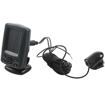 

ABGZ-Portable Sonar Fish Finder Boat Finder Sounder 200KHz/83KHz Duel Beam Fish Detector Depth Locator