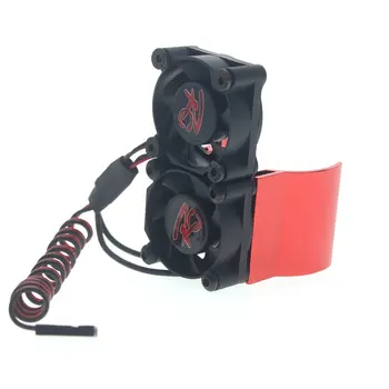 

For C91 For TRX4 For SCX10 For RC Car Motor Heatsink 36MM Diameter Motor Double Cooling Fans Dual /single fan Heatsink Axial Car