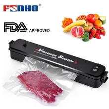 FUNHO Электрический вакуумный упаковщик, упаковочная машина с 15 пакетами, вакуумная упаковочная машина для пищевых продуктов, вакуумный упаковщик 220-110 В