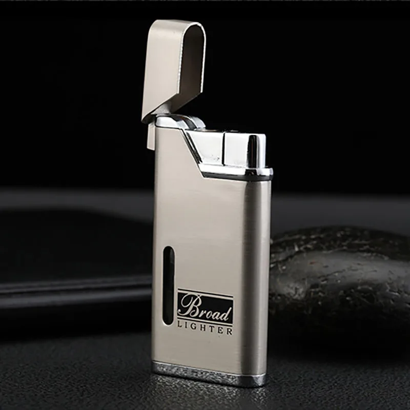 Ultra-thin Visible Gas Lighter Butane Torch Lighter Cigar Cigarettes Lighter Turbo Lighters Smoking Accessories Gadgets For Men Ultra-thin Visible Gas Lighter Butane Torch Lighter Cigar Cigarettes Lighter Turbo Lighters Smoking Accessories Gadgets For Men