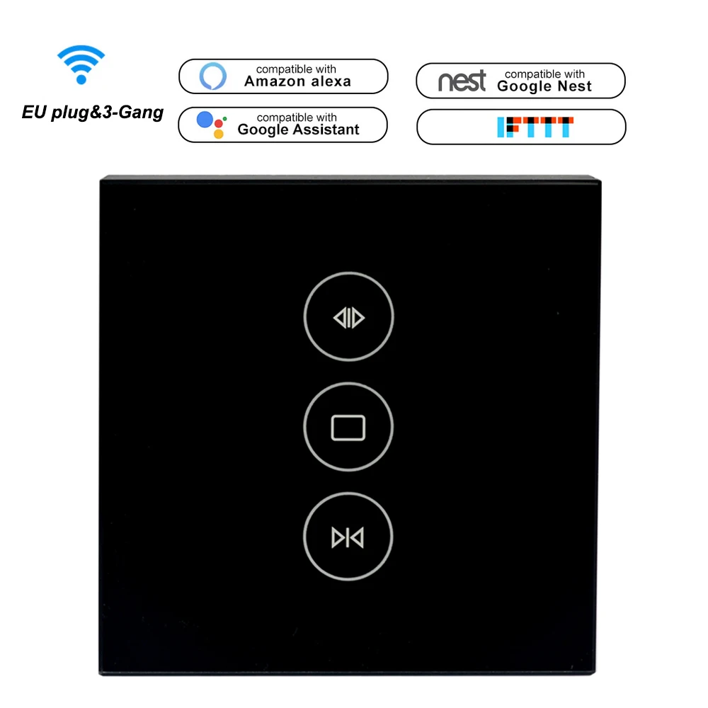 WiFi умный переключатель для штор Голосовое управление для электрических моторизованных штор жалюзи работает с Alexa и Google Home