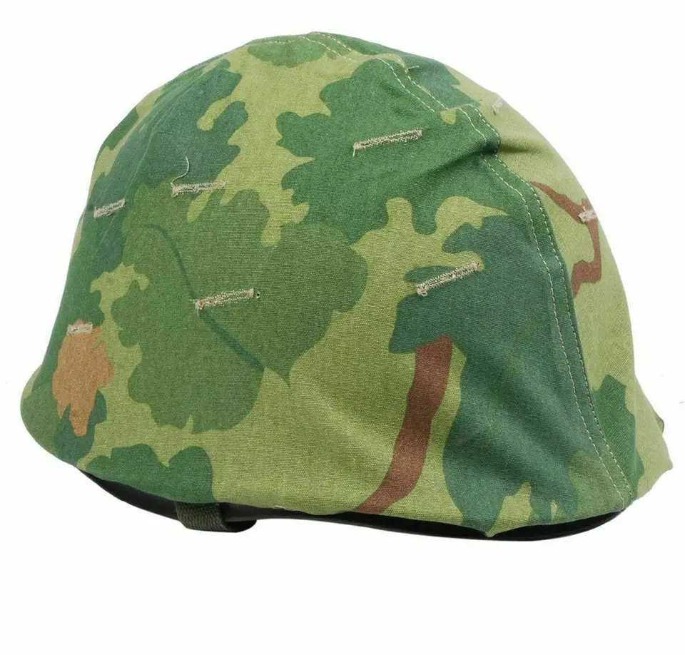 YChoolco WW2 US Mitchell Camo Helmbezug - Zweiseitige Tarnung Für M1 Helme