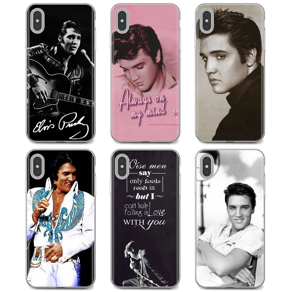 The King Rock Roll Elvis Presley Soft Skin Case For Xiaomi Redmi Note 10 10s 3S 4 4X 5 6 6A 7 8 8T 7A 9 9T 9s 9C 9A Pro |