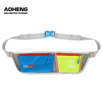 

Running Reizen Taille Pocket Jogging Vrouwen Taille Pack Pouch Riem Tas Mannen Purse Mobiele Telefoon Pocket Camping Wandelen