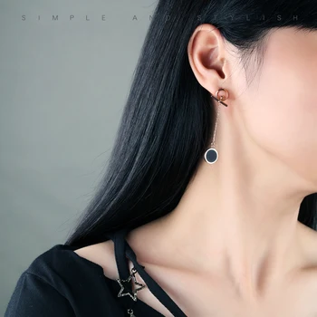 

Drop earrings for women korean style statement fashion jewelry boho long wholesale earrings stainless steel bulk items wholesale