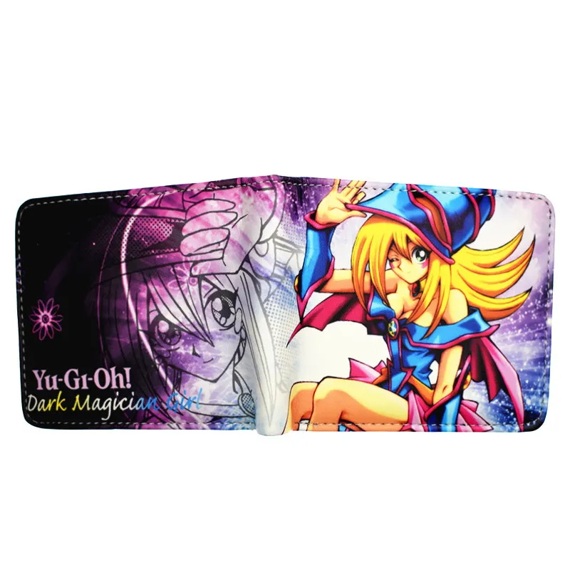 Мультфильм Yu Gi Oh короткий кошелек Высокое качество PU мужской кошелек мальчик кошельки для монет - Цвет: YM1981704