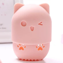 Держатель спонжа для макияжа Мягкие силиконовые косметика для растушёвки, пуховка для пудры сушилка чехол YUF99