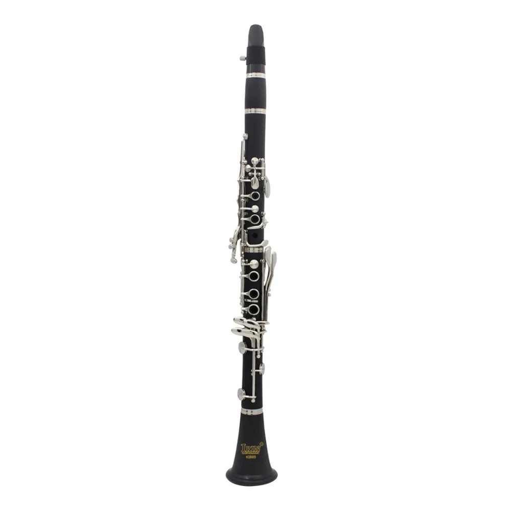 Кларнет 17 ключ bB плоский сопрано бинокулярный кларнет с чистящей тканью отвертка герконовый зажим шейный ремень чехол духовой инструмент
