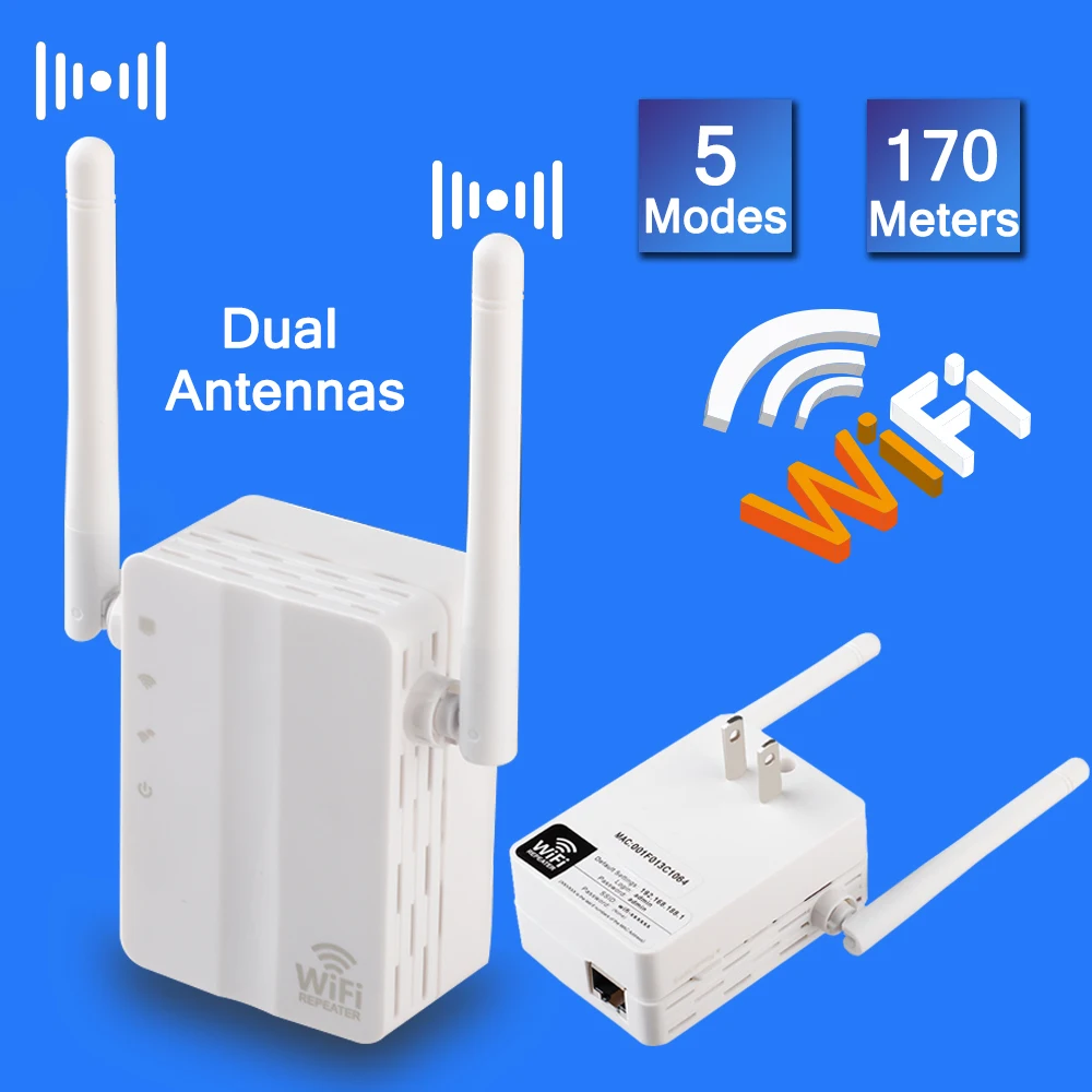 300M 2,4G настенный разъем WiFi беспроводной приемник маршрутизатор Ретранслятор с внешней антенной высокого качества
