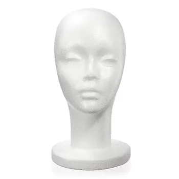 

10Pcs/set Male Mannequin Styrofoam Foam Professional Manikin Head Model Stand Wig Glasses Hat Headset Display Stand Rack
