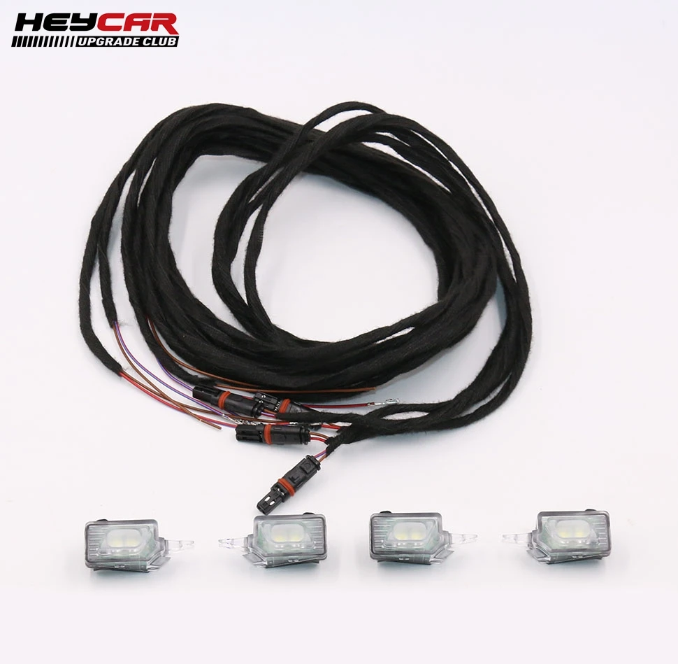 

For Audi A4 B9 8W Door Handle Doorknob Welcome Light