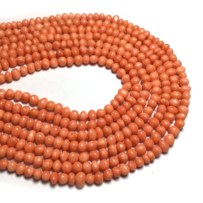 Natural Stone coral beads Round shape loose isolation for Jewelry Making DIY bracelet necklace Accessories | Украшения и