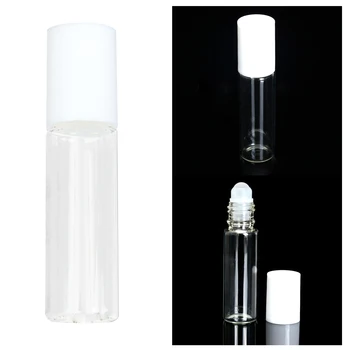 

20 PCS Roller Ball Glass Bottle Essence Cream Perfume Essential Oil 5ML