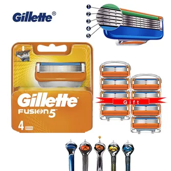 

Machine for Shaving Blades Gillette Fusion 5 Men Shaver Blade Stainless Steel Razor Blade Straight Razor Cassette for Shaving