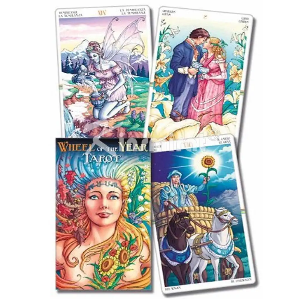 Full English Wheel Of Year Tarot Cards Divination Fate Tarot Deck Board Games Family Gift Party Playing Card Game Entertainment Full English Wheel Of Year Tarot Cards Divination Fate Tarot Deck Board Games Family Gift Party Playing Card Game Entertainment