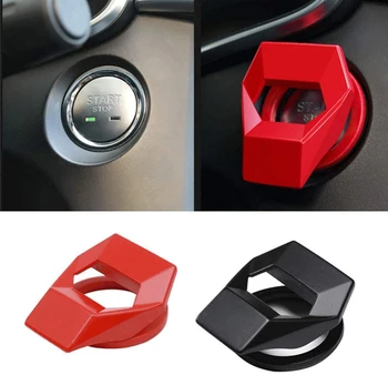 

2020 Universal Car Engine Start Stop Switch Cover Decorative Trim Button Sticker Car Accessories Engine Start Stop Switch Cover