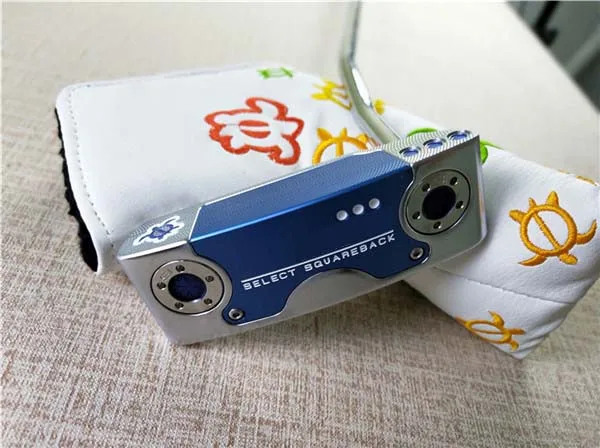 

2019 Squareback Golf Putter Blue Turtle Golf clubs putters headcover shaft