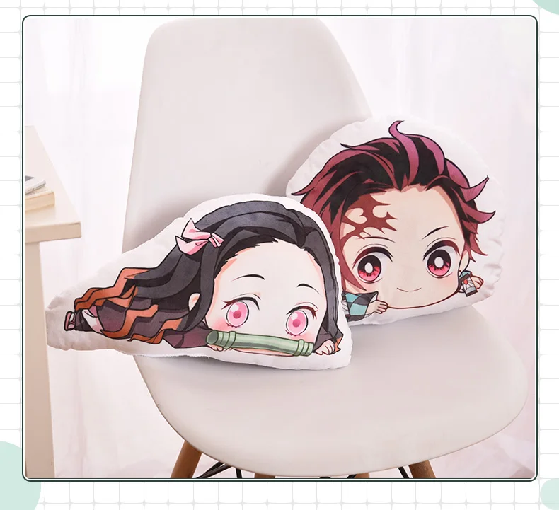 Мультфильм Demon Slayer: Kimetsu No Yaiba Kamado Nezuko мягкая игрушка подушка игрушки подарки косплей реквизит