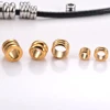 30pcs Stainless Steel Spacer Beads Charm Loose Round Beads Crimp End Bead For DIY Jewelry Making  And Components ► Photo 3/5