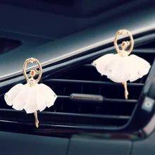 Корейский стиль элегантный балетный танцор высокого класса креативный автомобиль кондиционер воздуха на выходе Духи клип тюйер автомобиль монтируется украшение
