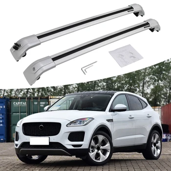 

Silver Baggage Crossbar Cross Bars Roof Racks Rail Fit for Jaguar E-Pace E Pace 2018 2019 2020