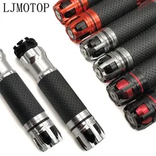 7/8 ''22 мм мотоцикл ручками мотоцикл руль заканчивается для Honda черный дух NC750S NC750X CB1100 CRF1000L Африка TWIN