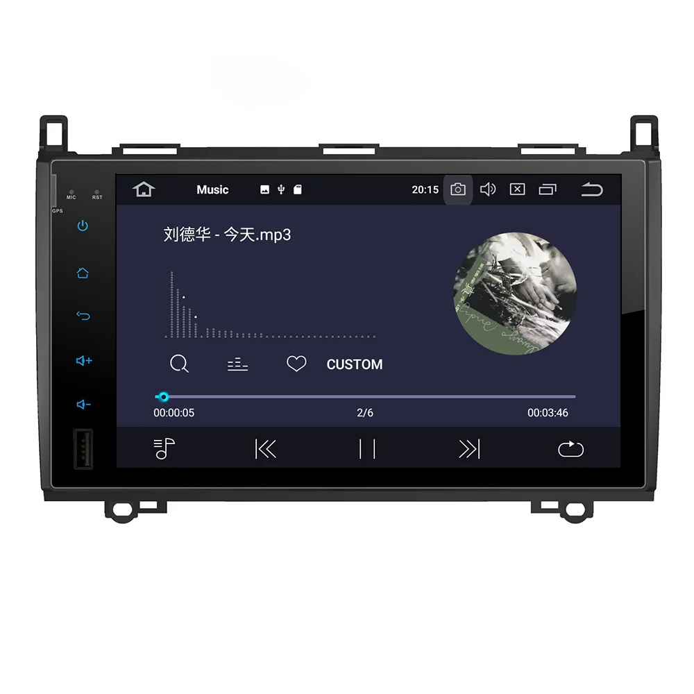 Ips экран Android 9 2 DIN Автомобильный gps-навигация, dvd-плеер радио для Benz Sprinte B200 Vito Viano W46 воспроизводительный мультимедийный радиоприемник