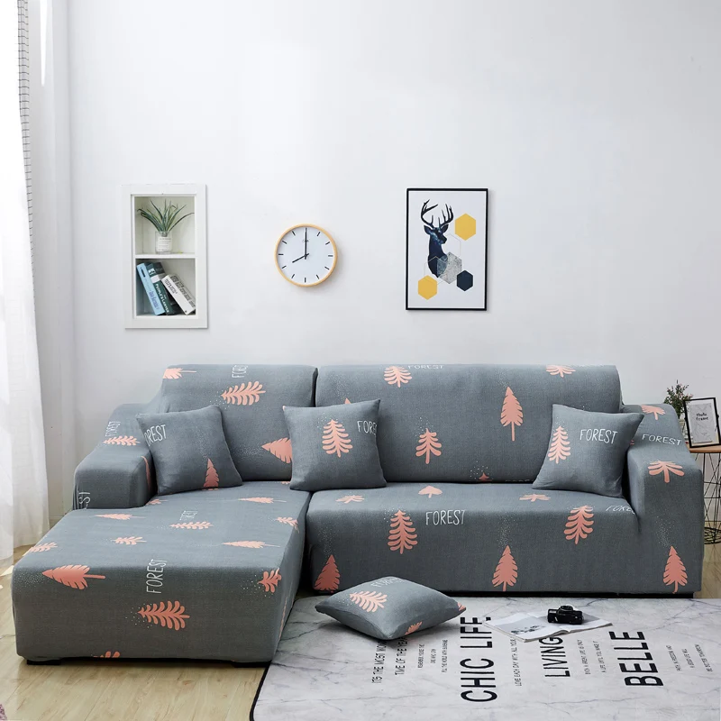 L Форма d чехол для дивана угловой чехол для дивана эластичный чехол для дивана секционный шезлонг Стрейч L форма дивана чехол - Цвет: J
