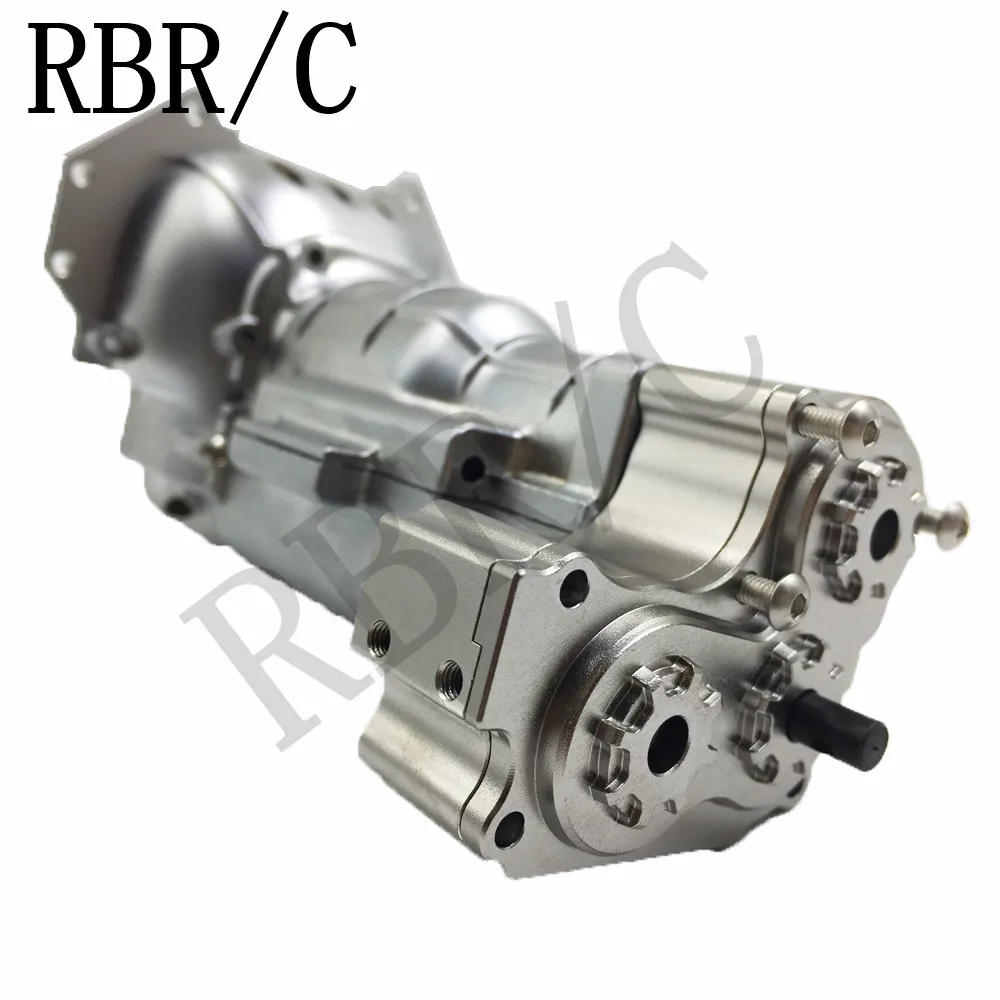 RBR/C 1:10 V8 dual motor three-speed gearbox for TRX4 SCX10 D90 remote control car off-road climbing conversion upgradeDIY parts