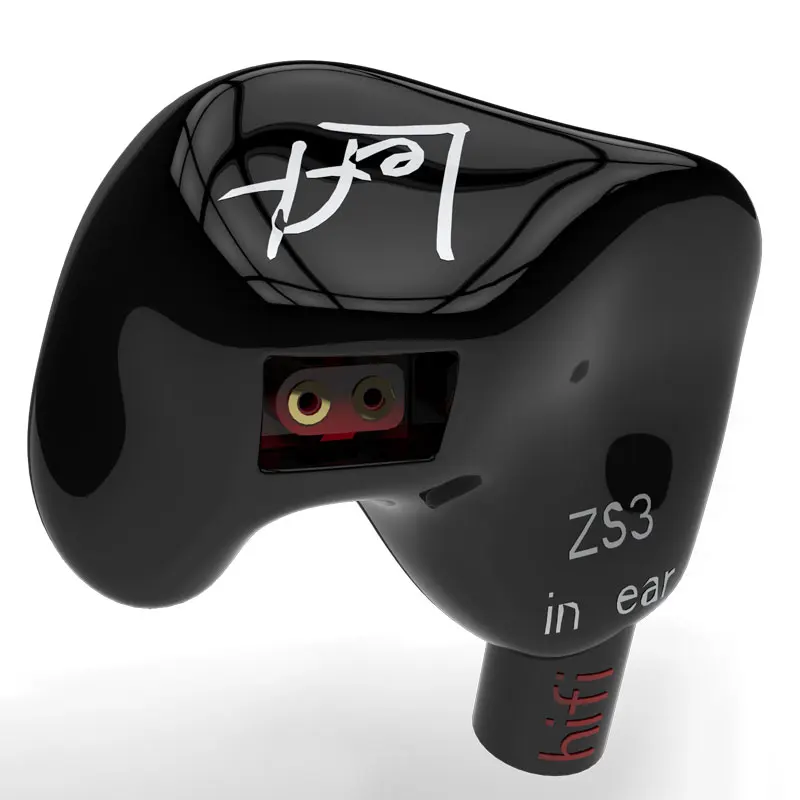 KZ Brand ZS3 Ergonomic In Ear Earphone Detachable Cable Noise Isolating HiFi Bass Music Sports Earbuds with Microphone Earphones
